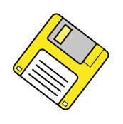 Стикер Дискета